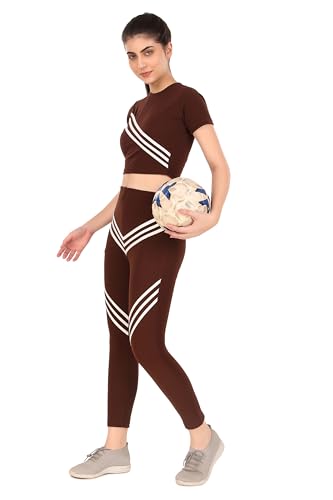 Image of JM Women's Atheletic Gym Wear Set| Co-ord set | Top & Botton Set|Running Suit for Girls & Women