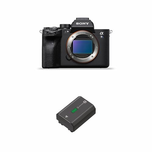 Image of Sony Alpha ILCE-7SM3 Full-Frame Mirrorless Camera Body | 4K 120P | 4:2:2 10 bit | ISO 40-409600 | High Dynamic Range | Videographers & Content Creators + Rechargeable Battery (NP-FZ100) - Black