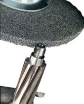 3MTM Scotch-BriteTM EXL rueda unitizada, 1" x 1" x 3/16", 2A MED – óxido de alum