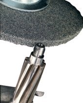 Scotch-Brite XL-UW EXL Unitized Abrasive Wheel, 3/16" Arbor, Aluminum Oxide,1" Diameter x 1" Width, Grit Medium (Case of 50)