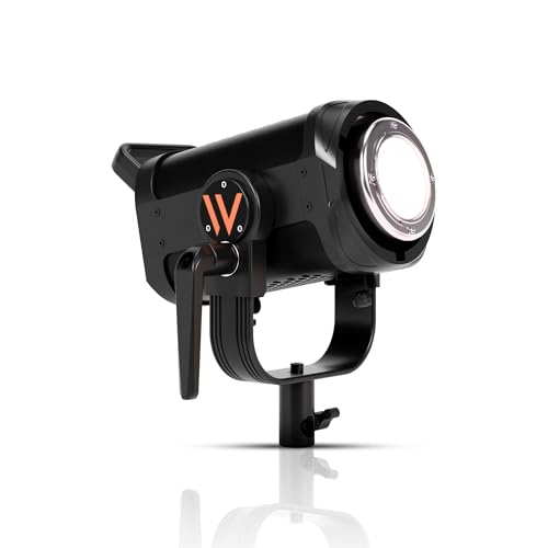 Image of Welborn VL-720B LED COB Light with App Control 18CM Reflector 720W - 3200K-5600K Adjustable Color Temperature, AC Powered, Ideal for Photography & Video Shooting (720B)