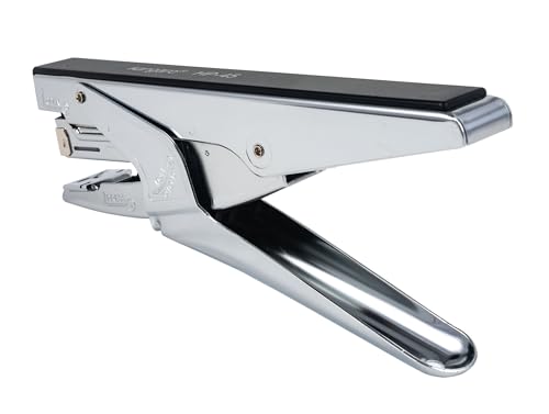Image of KANGARO Stapler HP-45 N Chrome Plated Plier Stapler | 30-Sheet Capacity, All-Metal Construction with 45mm Throat Depth, Uses 24 /6 & 26 /6 Staples