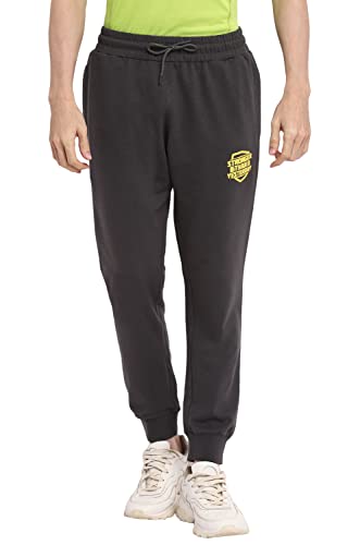 Alan Jones Clothing Men’s Slim Solid Cotton Joggers Track Pant