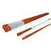 Driveway Markers, Snow Stakes, Plow Stakes, Orange Reflective Fiberglass (50, 5/16" x 48")