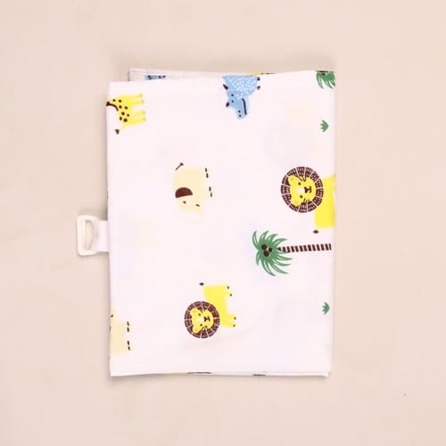 Image of MOM's HOME Organic Cotton Muslin Nursing Cover For Breastfeeding Apron|Lion,1 Count,Multicolor