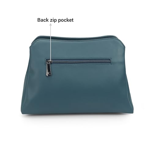 Image of Mochi Women Casual Faux leather Soft Body Zipper closure Solid Sling Bag