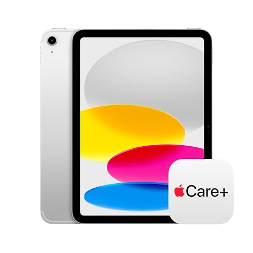 Image of Apple iPad 11-inch: A16 chip, 11-inch Model, Liquid Retina Display, 512GB, Wi-Fi 6 + 5G Cellular, 12MP Front /12MP Back Camera, Touch ID, All-Day Battery Life - Silver with AppleCare+ (2 Years)
