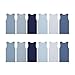 Buyless Fashion Boys Scoop Neck Tagless Undershirts Soft Cotton Tank Top (12 Pack) 11-12