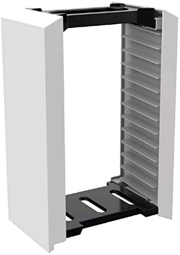 Yangers storage tower stand shelf holder rack for PS5 game card box, universal video games and blu-ray storage unit for ps4/ps3/Xbox one/Nintendo Switch