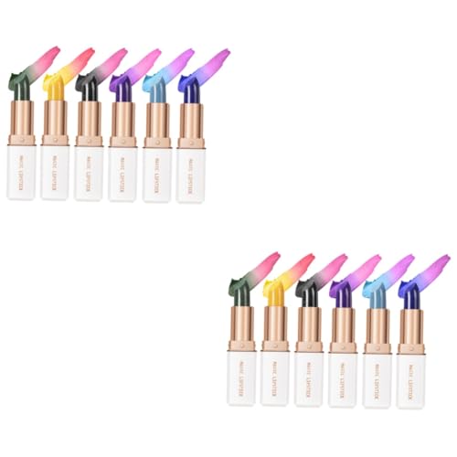 Beavorty 12 Piezas De Lápiz Labial Delicado Maquillaje De Labios Tinte De Labios Niñas Brillo De Labios Maquillaje Coreano Brillo De Labios Coreano Lápiz Labial Voluminizador De Labios