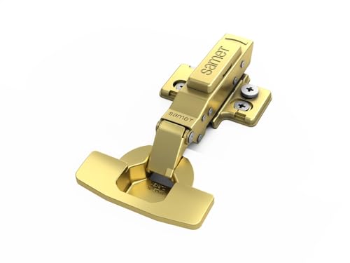 Spectrum Gold Renkli Menteşe, 2'li Paket (Düz), Yavaşlatıcılı, Ayarlı Altlık