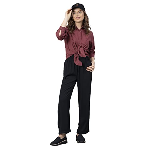 Image of Mode Women's Regular Fit Shirt (MFS0018 Brick Red