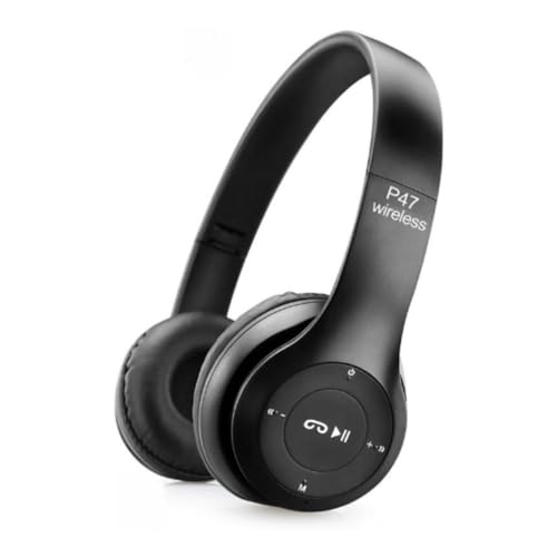 Fone de Ouvido Headphone P47 Sem Fio Bluetooth Wireless Micro Sd 5.0 Dobrável Com Microfone Reguláve