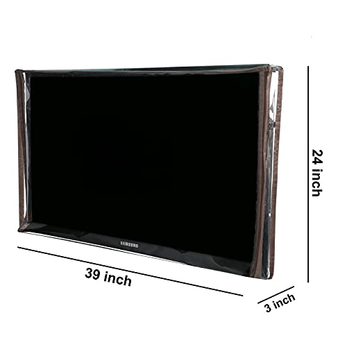 Image of KANUSHI Industries Transparent PVC Television Cover for 42 Inches LED /LCD