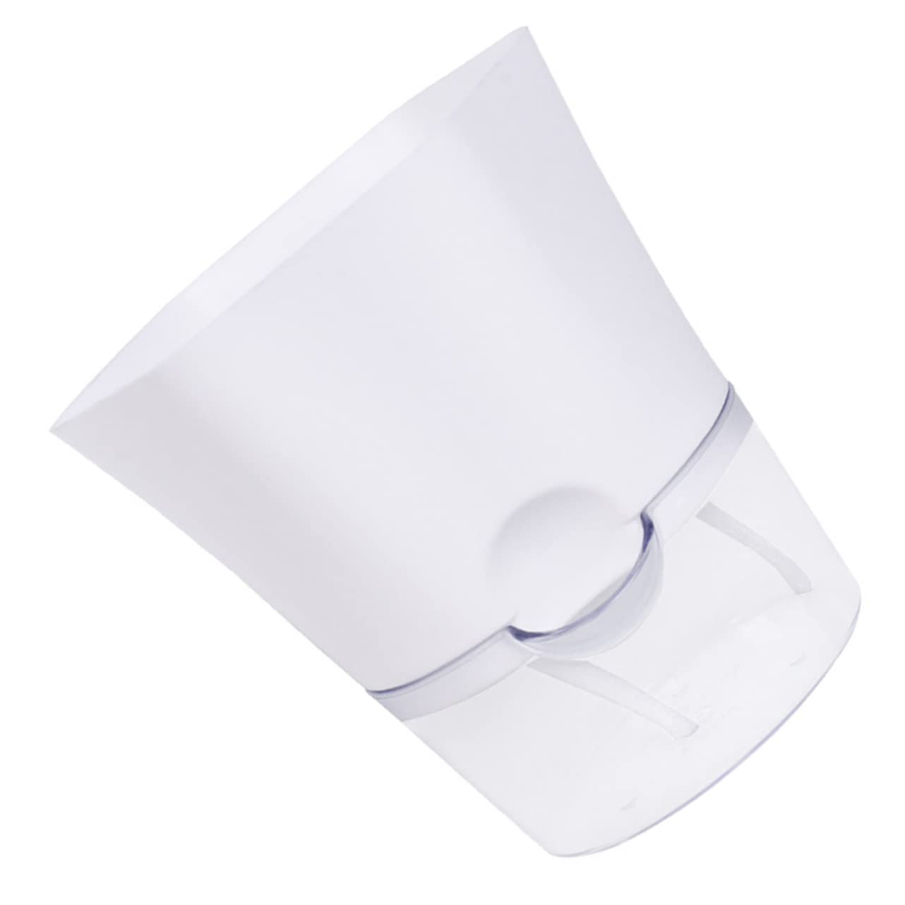 ibasenice 2 Pièces Pot de Fleurs Auto Arrosant Transparent Plastique Pot Plantes Intérieur Décoration Moderne pour Maison et Bureau Maintien de Humidité Sol
