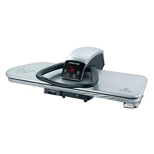 Speedypress Presse à Repasser à Vapeur Professionnelle 101HD-S Argent 2600W Repassage 101cm (+ Fer à Repasser, Cartouche de Filtrage d'eau Supplémentaire, Housse de Rechange et Mousse)