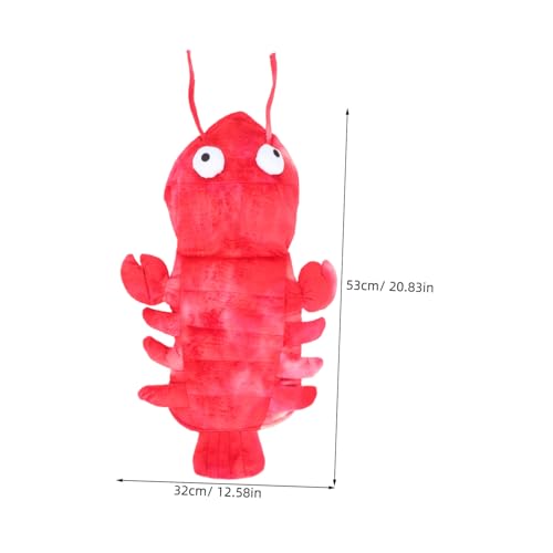 Disfraz de langosta para perros talla S rojo miniatura 2