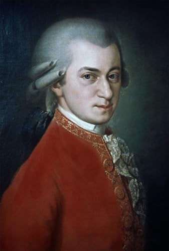 Tableau toile Mozart 60x90cm pour habiller un mur vide