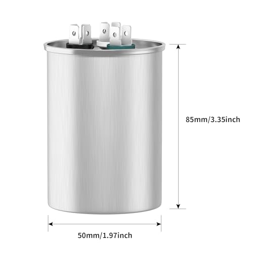 Taixuan CPS001 Ac Capacitor 35/5 Uf 370V/440V Cbb65 Round Dual Run Start Ac Capacitors 35 5 Mfd 440 Vac Capacitor thumb #1