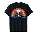 Disney Pixar Toy Story 4 Forky Talkin' Trash Rainbow Poster T-Shirt