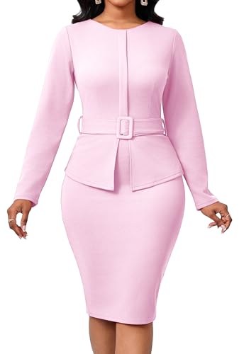 CuteCherry Women Sexy Dress Bodycon Work Dress Elegant Pencil Dress