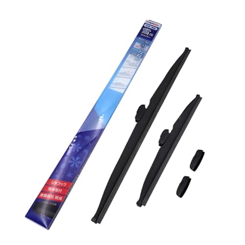 【 CAPSOL 】 グラファイト仕様 スノーワイパー 運転席 助手席 400mm 600mm 2本 セット NX AAZH20 レクサス用 互換品