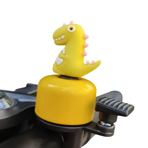 Cartoon Dinosaur Kids Bike Bell, Bike Bell For Kid | Metal Loud Crisp Sound Cartoon Horn | Dinosaur Themed Bicycles Bells For Ki