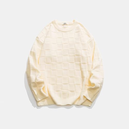 Autumn and Winter Japanese Style Retro Men's Casual Loose Round Neck Pullover Sweater3