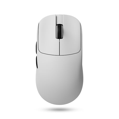 Image of ATK VXE MAD R+ Wireless Gaming Mouse, PAW3395 Sensor, DPI up to 26,000, 42g Lightweight, 150 Hr Battery Life, Smooth Ice-Feeling Coating, Dual-Mode 2.4G /Wired - White