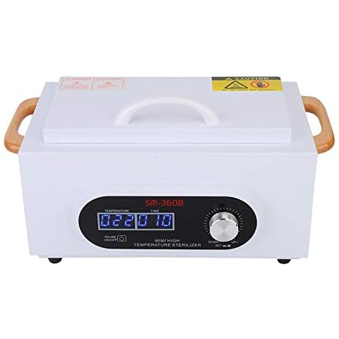 Hochtemperatur-Sterilisator Maniküre-Werkzeuge UV-Desinfektionsbox Aufbewahrung Koffer Organizer Schrank Schere Handtuch Nagel Werkzeuge Sterilisator Ausrüstung für Beauty Nail Metal Tools(EU) Cover