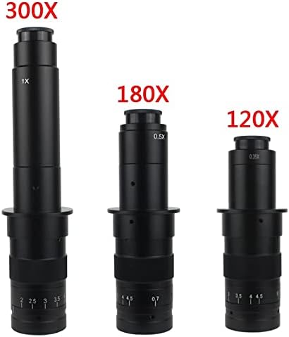 Miniatura 9 de Kit de microscopio 48MP 4K HDMI USB Cámara de microscopio de video digital monocular industrial 120X 180X 300X Zoom Lente de montaje en C