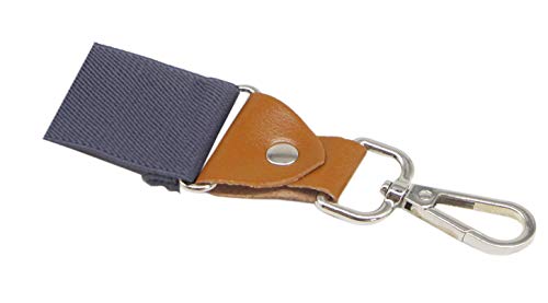 Image of Mens Suspenders with 3 Swivel Hooks Belt Loops 1.4 Inch Wide Heavy Duty Adjustable Braces