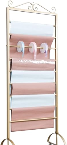 Distributeur de bobines de fil et ruban portable présentoir or 9 niveaux gain de place