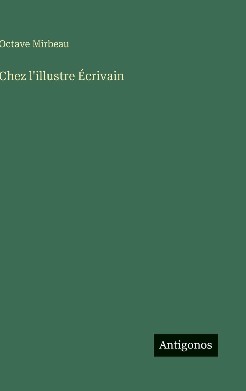 Chez l'illustre Écrivain