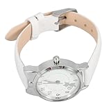 Ipetboom Reloj Infantil Electrónico con Diseño de Gato Correa Blanca Carcasa Metálica Resistente y Cómodo para Niñas Estudiantes Color Aleatorio Color Aleatorio