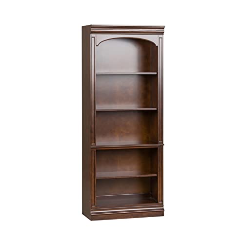 Liberty Furniture Industries Brayton Manor Jr Executive Open Bookcase, W30 X D15 X H76, Dark Brown #TOP7