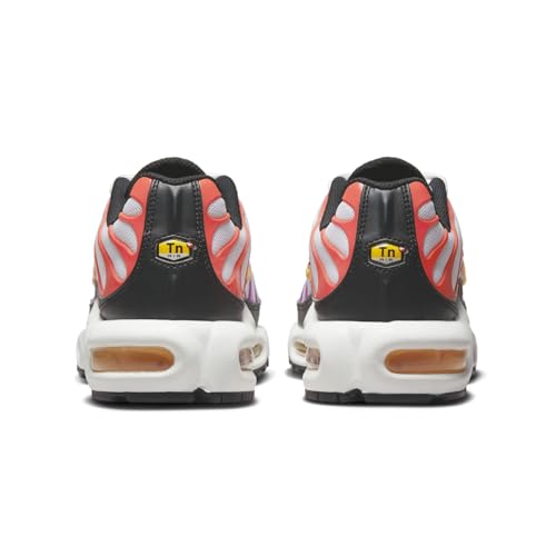 Nike Nike Air Max Plus Womens Running Shoes, White/Citron Pulse-Black, 8.5 M US