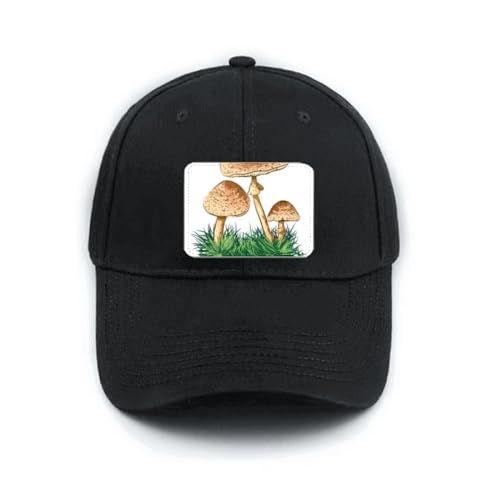 Casquette de baseball noire réglable motif truffe verte mignonne