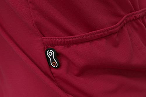 Camisa De Ciclismo Feminina Márcio May Elite Vermelha