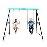 Schaukelständer, Schaukelgestell, strapazierfähiger Hängemattenständer für Garten, Terrasse, Hof (nur Ständer) (2 Sitzplätze)