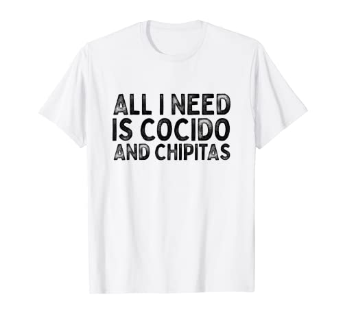Camiseta Paraguayan Food Lovers All I Need Is Chipitas Camiseta