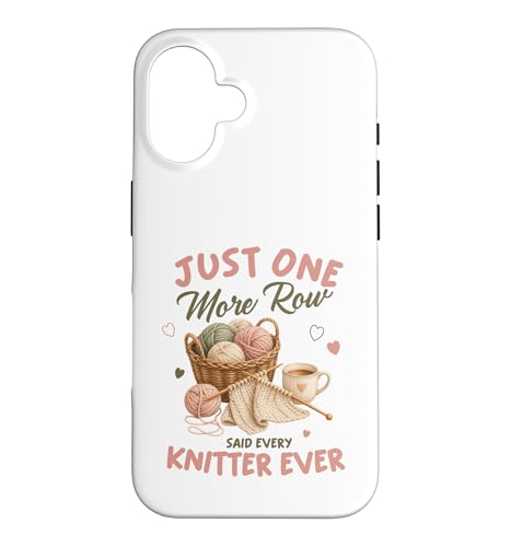 Just One More Row ��������҂ݍD���f�U�C�� �X�}�z�P�[�X iPhone 16 �p