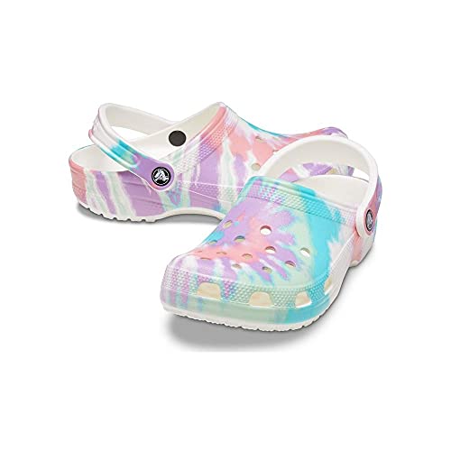 Image of Crocs unisex-adult Classic Tie Dye Graphic Clog