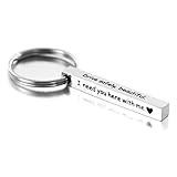 Girlfriend Keychains Drive Safe Beautiful I Need You Here With Me Keychain Wife GF Valentines Cute...