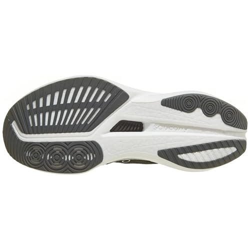 Saucony Men's Endorphin Speed 5 Sneaker, Black/White, 8