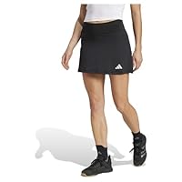 adidas Optime Skirt with Integrated Bike Shorts, Recycled Polyester, Black