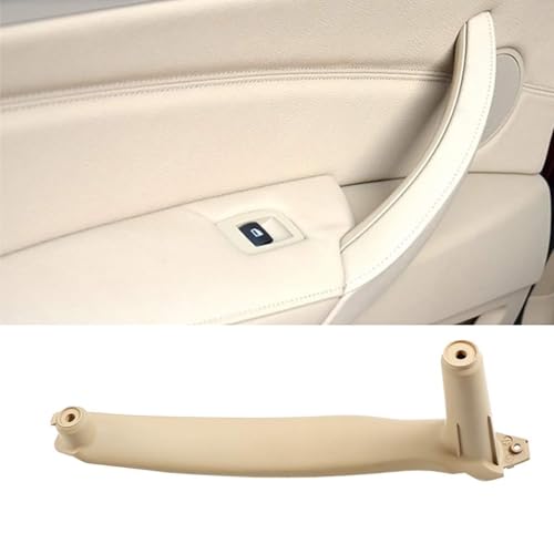 TTCR-II Door Pull Handle Compatible with BMW X5 E70 2008-2013,Compatible with BMW X6 E71/E72 2008-2014,Left Front/Left Rear Interior Passenger Door Handle Trim(Leather Cover NOT Included)…