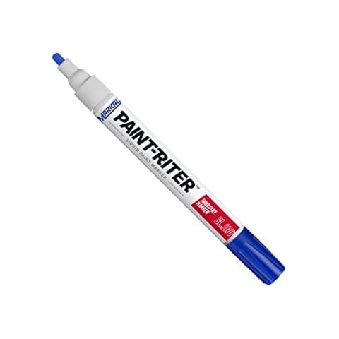 Rotuladores permanentes Markal 31240420 SL.100, punta redonda de 2-4mm, azul (Pack de 12) Cover