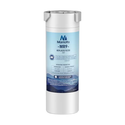 Image of MARRIOTTO Genuine GE XWF Replacement Water Filter - Compatible with GE French-Door Refrigerators - 1 Pack (Not XWFE)