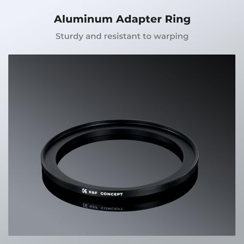 Anillo Adaptador K&F CONCEPT de 43 mm a 49 mm (Step-Up) para Lentes y Filtros de Cámara, Modelo FP718 miniatura 4